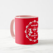 Mug Fille Sirène Princesse (Devant gauche)