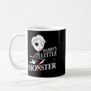 Mug Fille sorcière chat noir en colère papa monstre