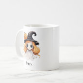 Mug Fille sorcière Halloween personnalisée (Devant gauche)