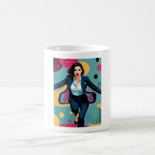 Mug Fille stylée Cyberpunk Pop Art