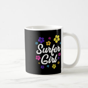 Mug Fille surfeuse Surf Rétro Vintage Cadeau Surf Femm