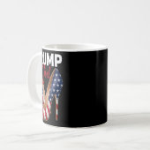 Mug Fille talon haut Stilettos drapeau américain Trump (Devant gauche)