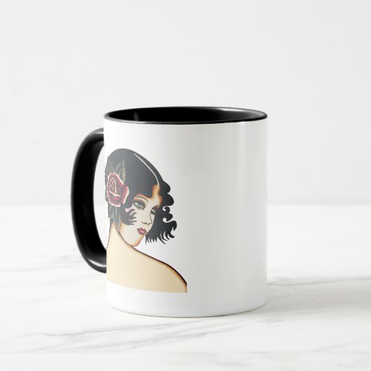 Mug Fille vintage (Devant gauche)