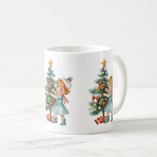 Mug fille vintage (Devant droit)