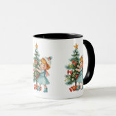 Mug fille vintage (Devant droit)