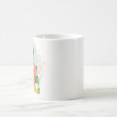 Mug Fille Vintage avec Champagne Rose (Centre)