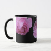 Mug Fille visage joli rose rose floral mode décalé (Gauche)