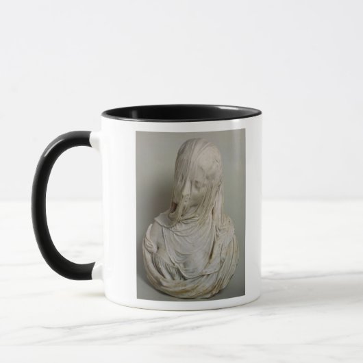Mug Fille voilée (marbre) (Gauche)