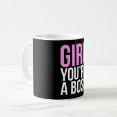 Mug Fille vous êtes un patron (Devant gauche)