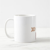 Mug Fille XO Haut Teddy Bear Bordeaux (Gauche)