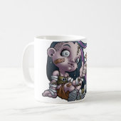 Mug Fille Zombie géniale (Devant gauche)
