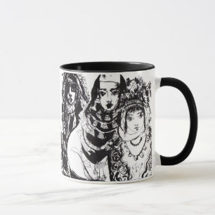 Mug FILLES ANATOLIENNES Black White Ethnique