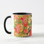 Mug Filles café, Floral (Gauche)