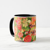 Mug Filles café, Floral (Devant gauche)