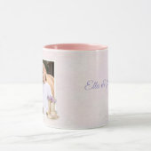 Mug Filles Cheval Floral Violet (Centre)