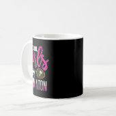 Mug Filles cool Jouer Badminton (Devant gauche)