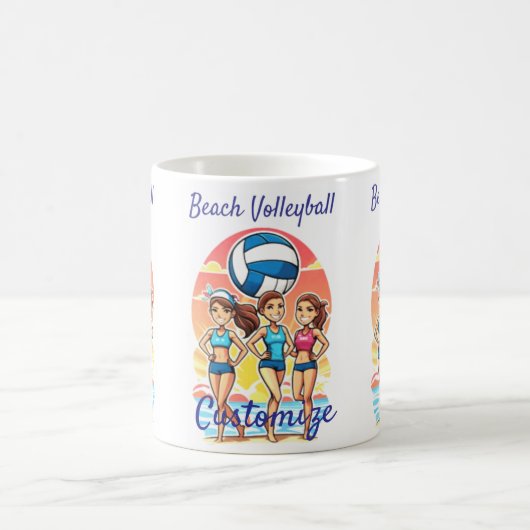 Mug Filles de beach volley Thunder_Cove (Centre)