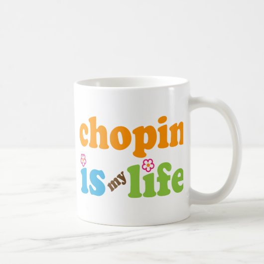 Mug Filles de cadeau Chopin (Droite)