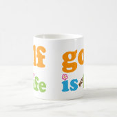 Mug Filles de cadeau de golfeur (Centre)