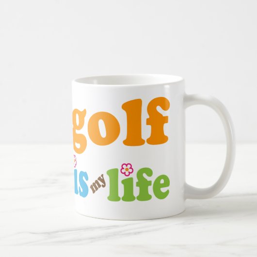 Mug Filles de cadeau de golfeur (Droite)