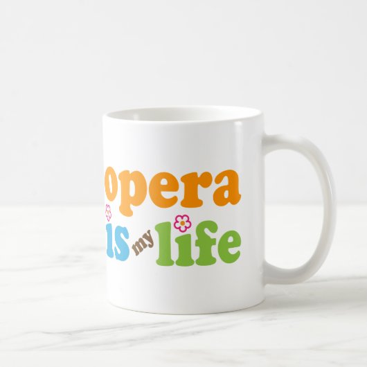 Mug Filles de cadeau d'opéra (Droite)