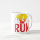 Mug Filles de course drôle Athlétisme Fille de course (Devant droit)