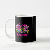 Mug Filles de Croisière Rétro en Vacances de Fun (Gauche)