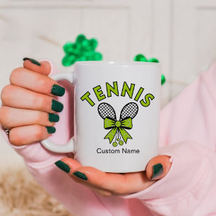Mug Filles de tennis Coquette Mignon Personnalisé