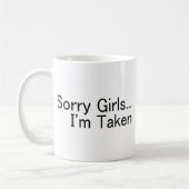 Mug Filles désolées Im pris (Gauche)