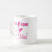 Mug Filles Devenues Douces Spa Rose Enterrement de Vie (Devant gauche)