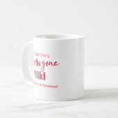 Mug Filles Devenues Sages Weekend Bachelorette Moderne (Devant gauche)