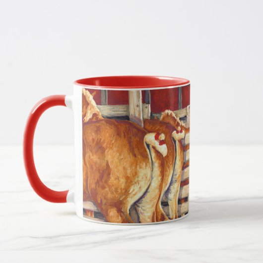 Mug Filles d'exposition - chevaux belges (Gauche)