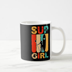 Mug Filles Drôles Sup Planche De Pagaie Debout Surfeur