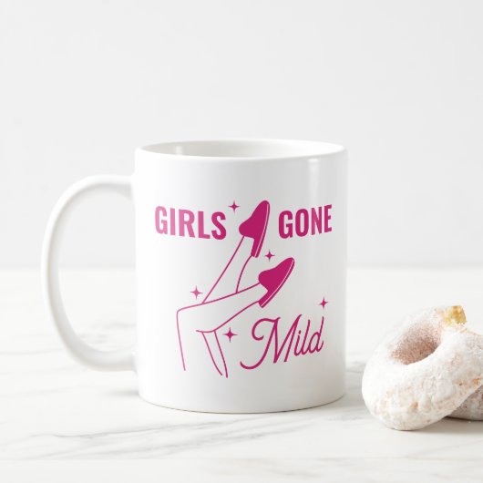 Mug Filles en douceur Spa enterrement de vie de jeune (Avec donut)