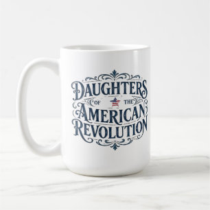 Mug Filles étoile drapeau Révolution américaine lignée