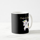 Mug Filles Femmes Caticorn Squad Chat Unicorn Gif popu (Devant droit)