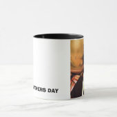 Mug filles, FÊTE DES PÈRES HEUREUSE (Centre)