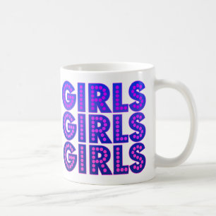 Mug Filles Filles Filles Graphique