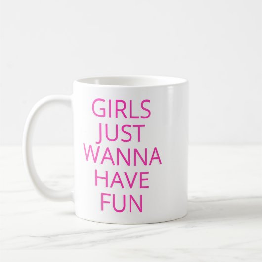Mug Filles Filles Juste Nous Avons Un Vocal Amusant (Gauche)