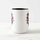 Mug Filles "guerrière féminine " de peloton du peloton (Centre)