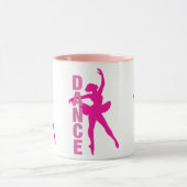 Mug Filles Hot rose Ballerina Danse (Centre)
