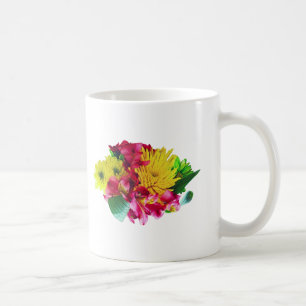 Mug Filles jaunes et Lys asiatiques roses