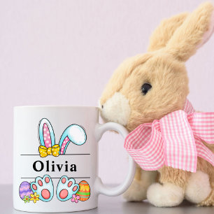 Mug Filles lapins lapins de Pâques personnalisées