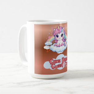 Mug Filles Licorne Mignonnes Arc-en-Ciel