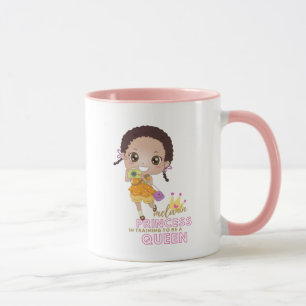 Mug Filles MELANIN Princesse En Formation Pour Devenir