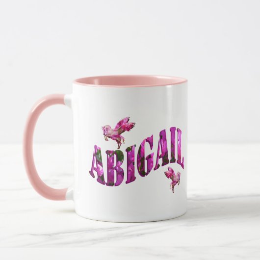 Mug Filles Nommées Abigail, (Gauche)
