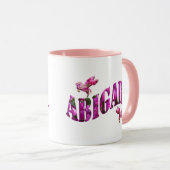 Mug Filles Nommées Abigail, (Devant droit)