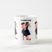 Mug Filles super rétro, filles glamour (Centre)