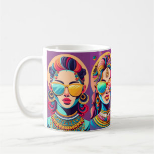 Mug filles vintage