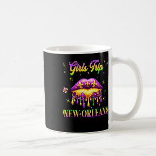 Mug Filles Voyage Nouvelle-Orléans Mardi Gras Lèvres P
